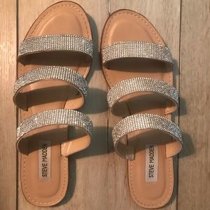 Steve Madden Sparkly Slide Sandals